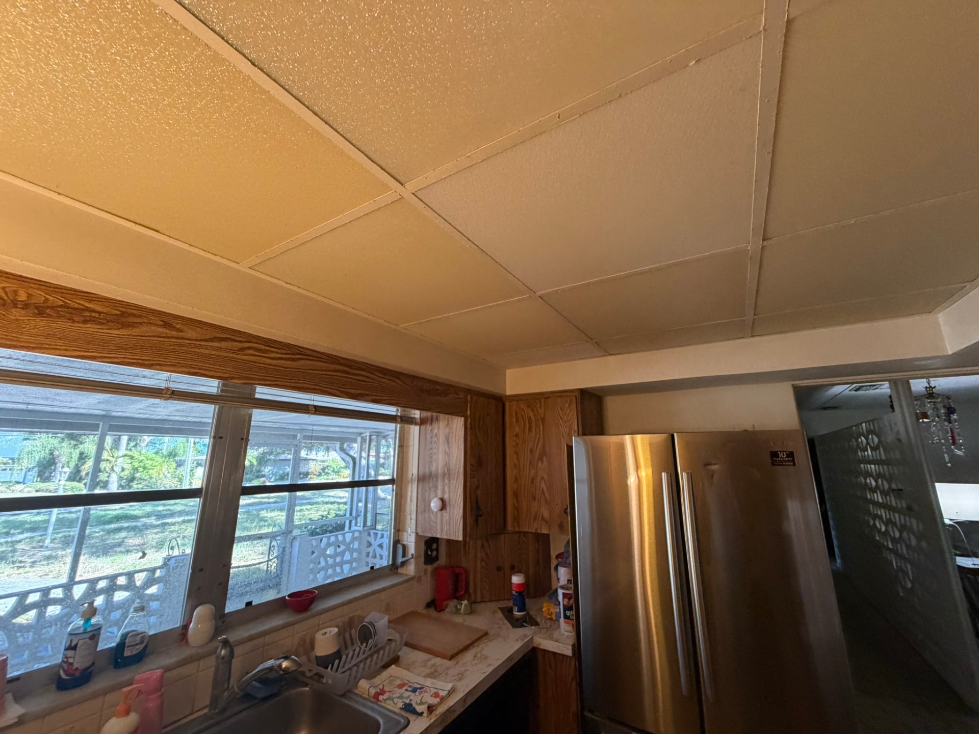 Kitchen ceiling & window โ Palma Sola off-market listing photo 26